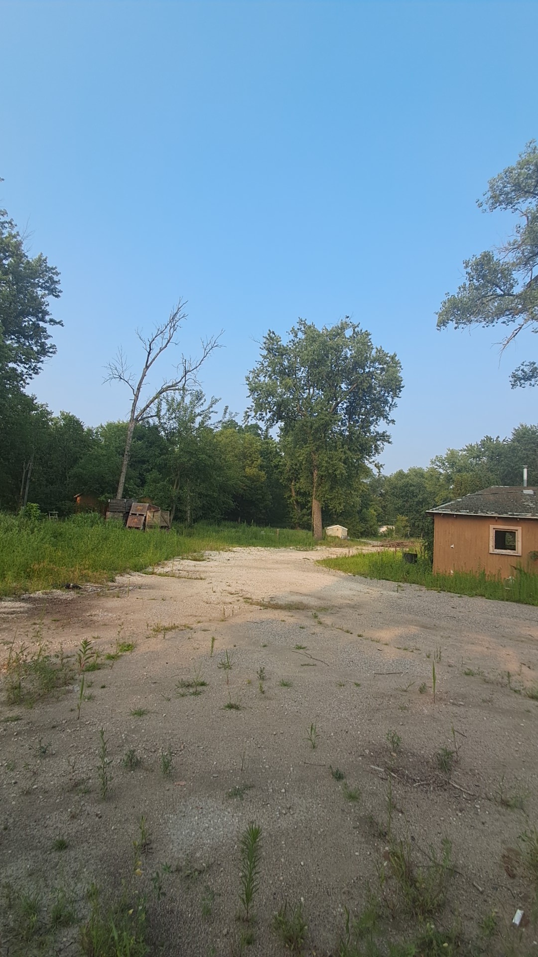 Abandoned trailer park