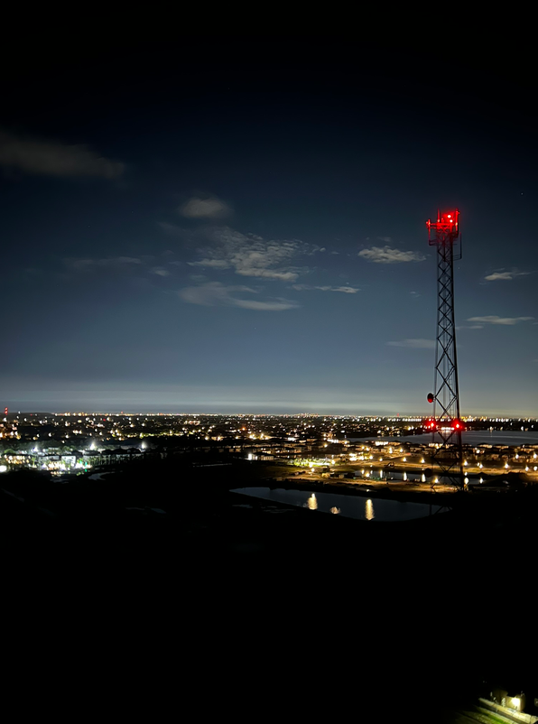 Abandoned cell tower