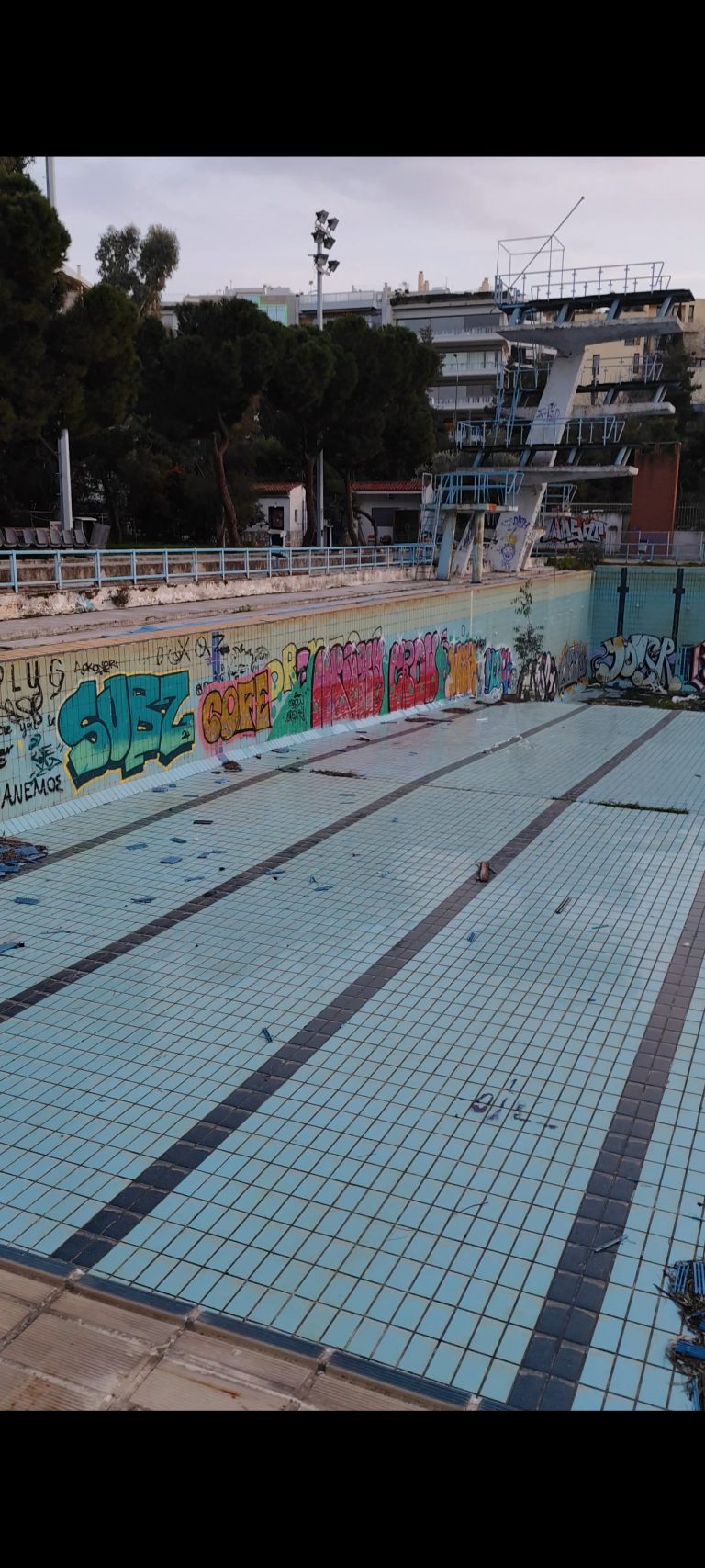 abandoned swim club